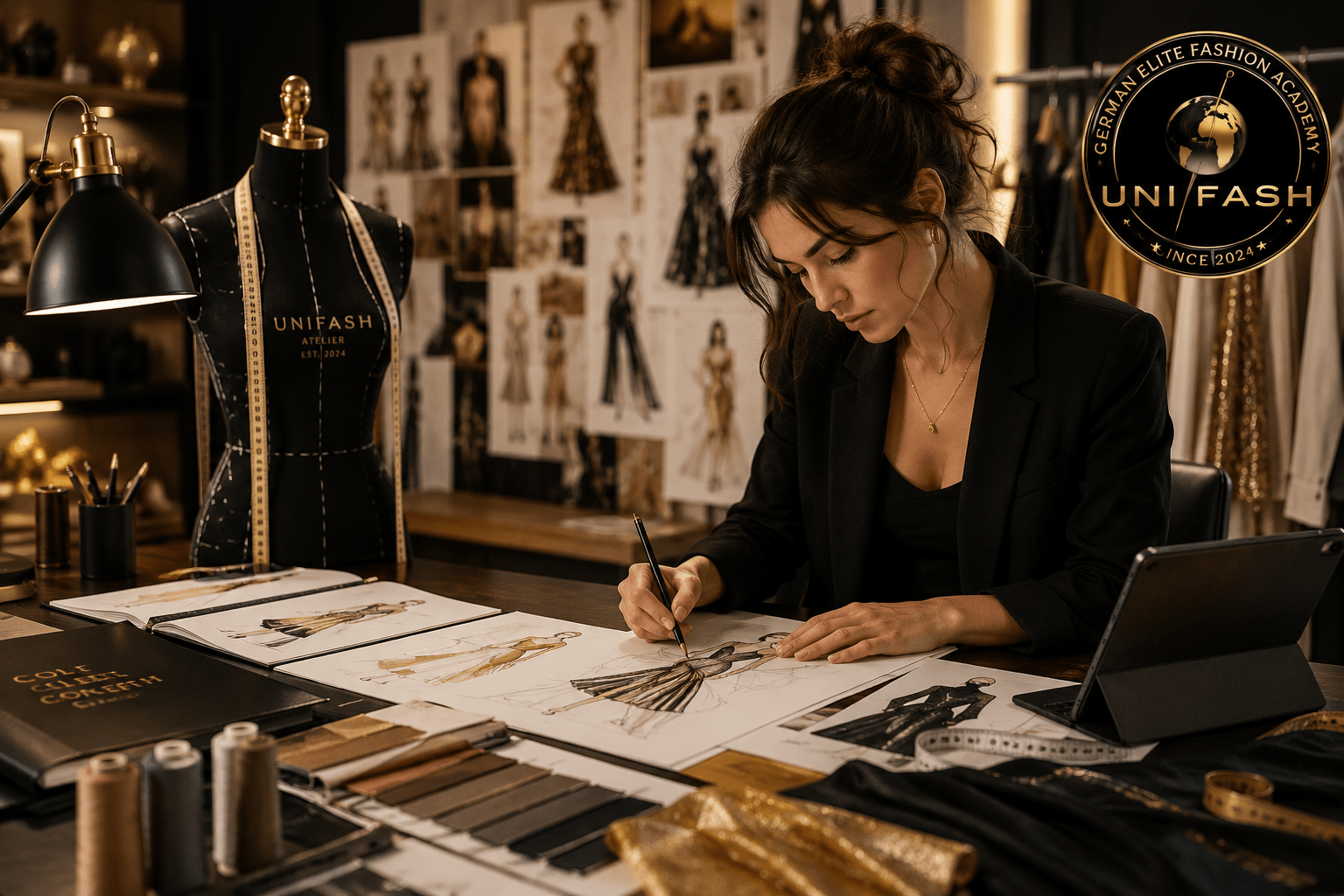 Fashion designers will be trained in design, fashion illustration, material selection, cutting techniques and collection development.