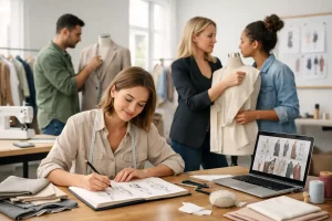 Learn to develop collections in fashion design