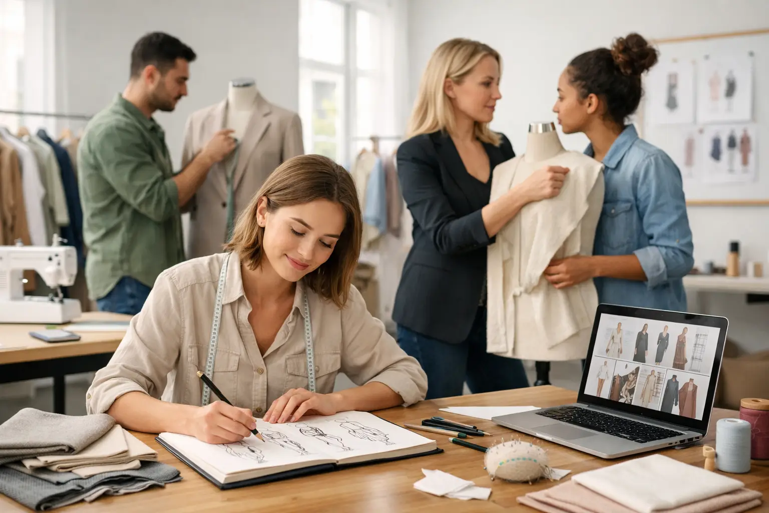 Learn to develop collections in fashion design
