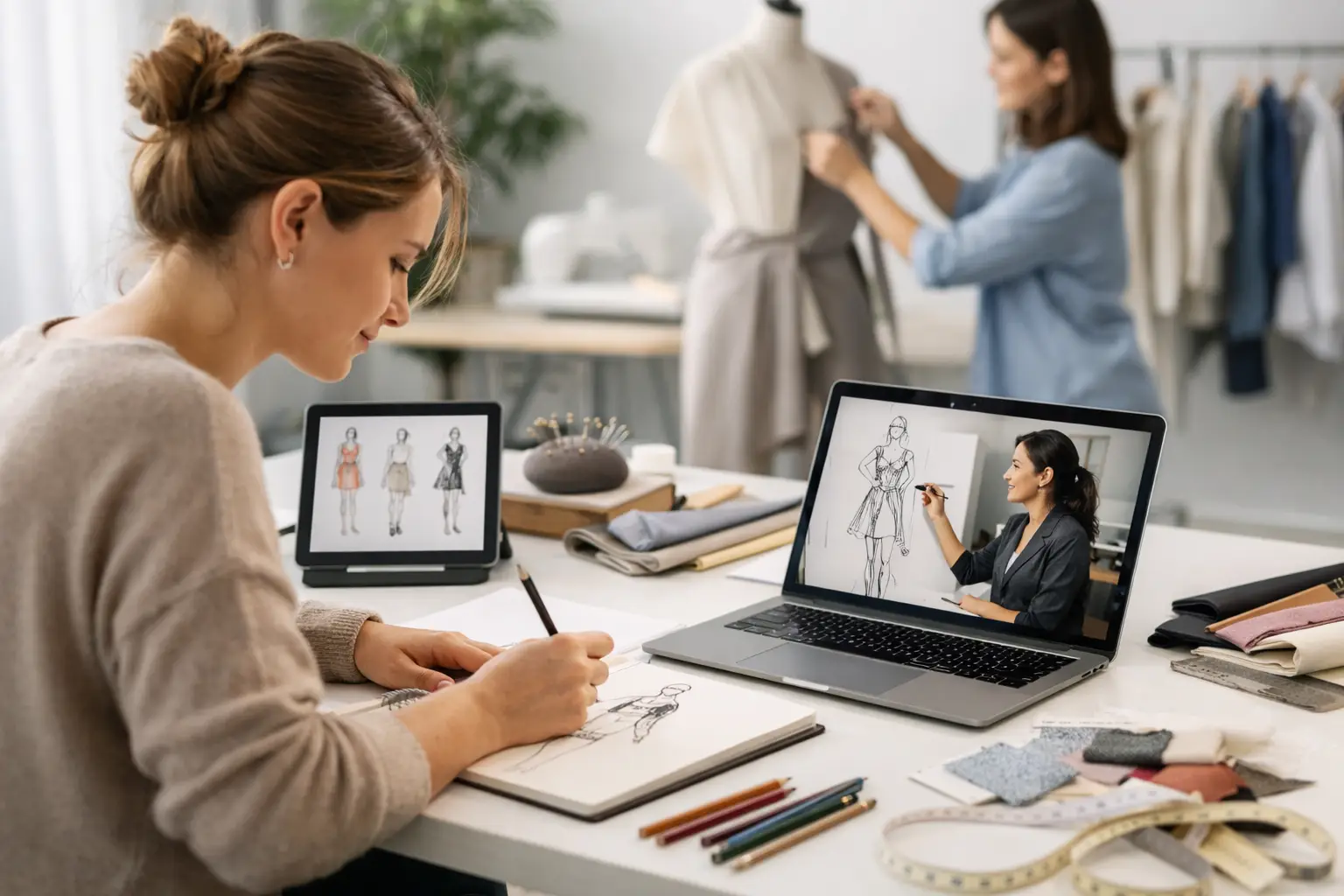Learn fashion design online and launch your career professionally
